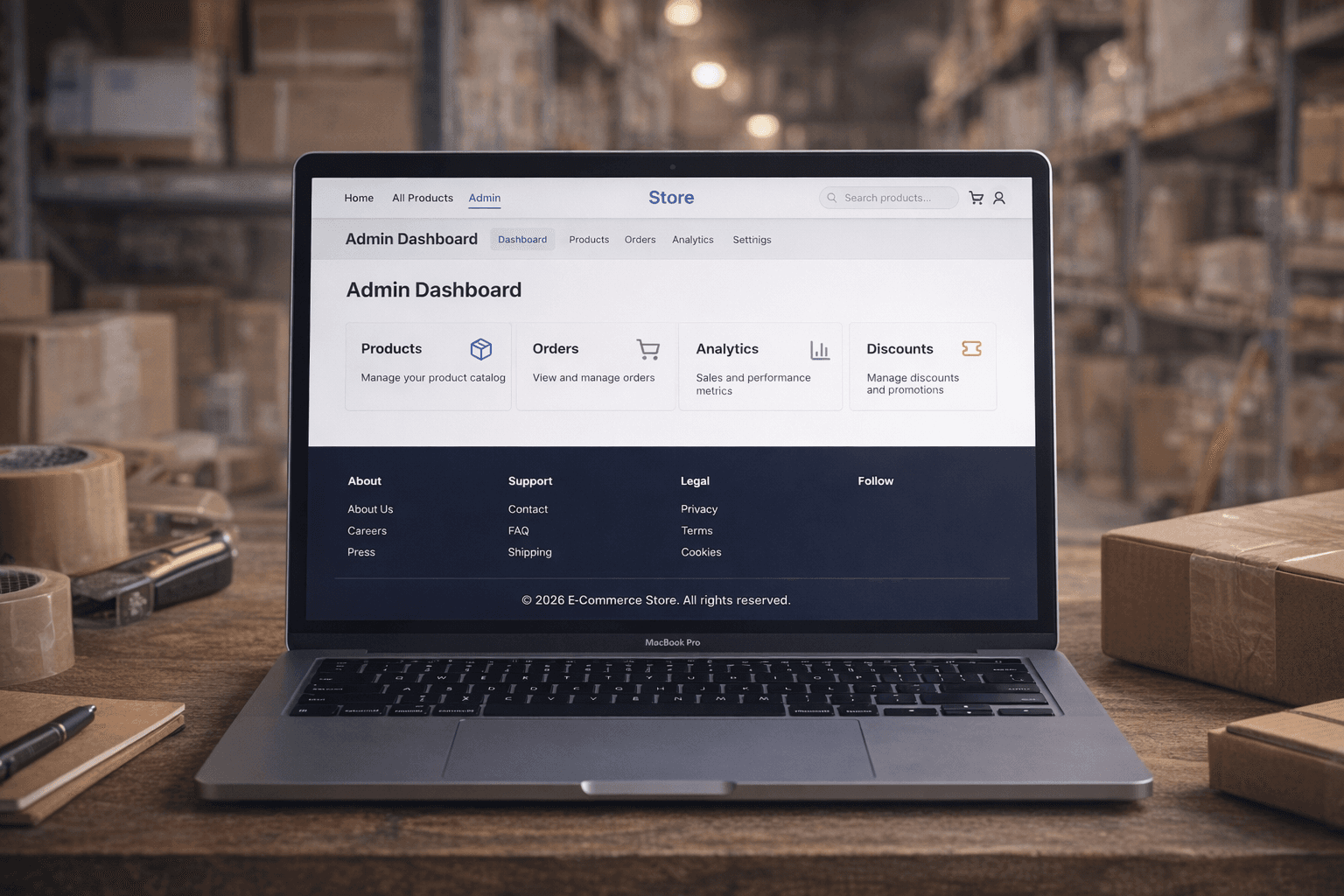 Business Admin Panel