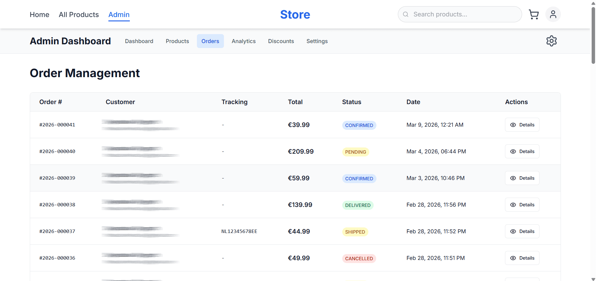 E-commerce Shop preview 2