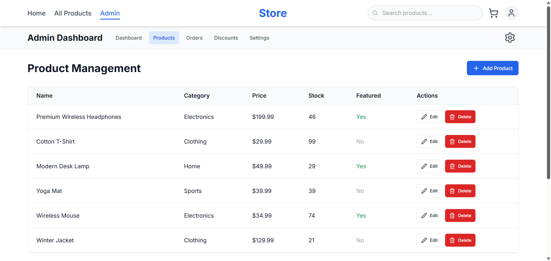 E-commerce Lite preview 3